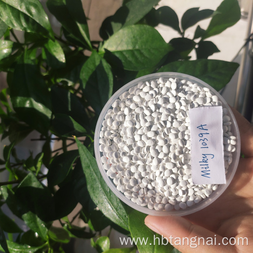 Good quality milky masterbatch for plastic products